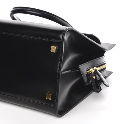 Saint Laurent Shiny Calfskin Medium Uptown Tote Black 9 of 10