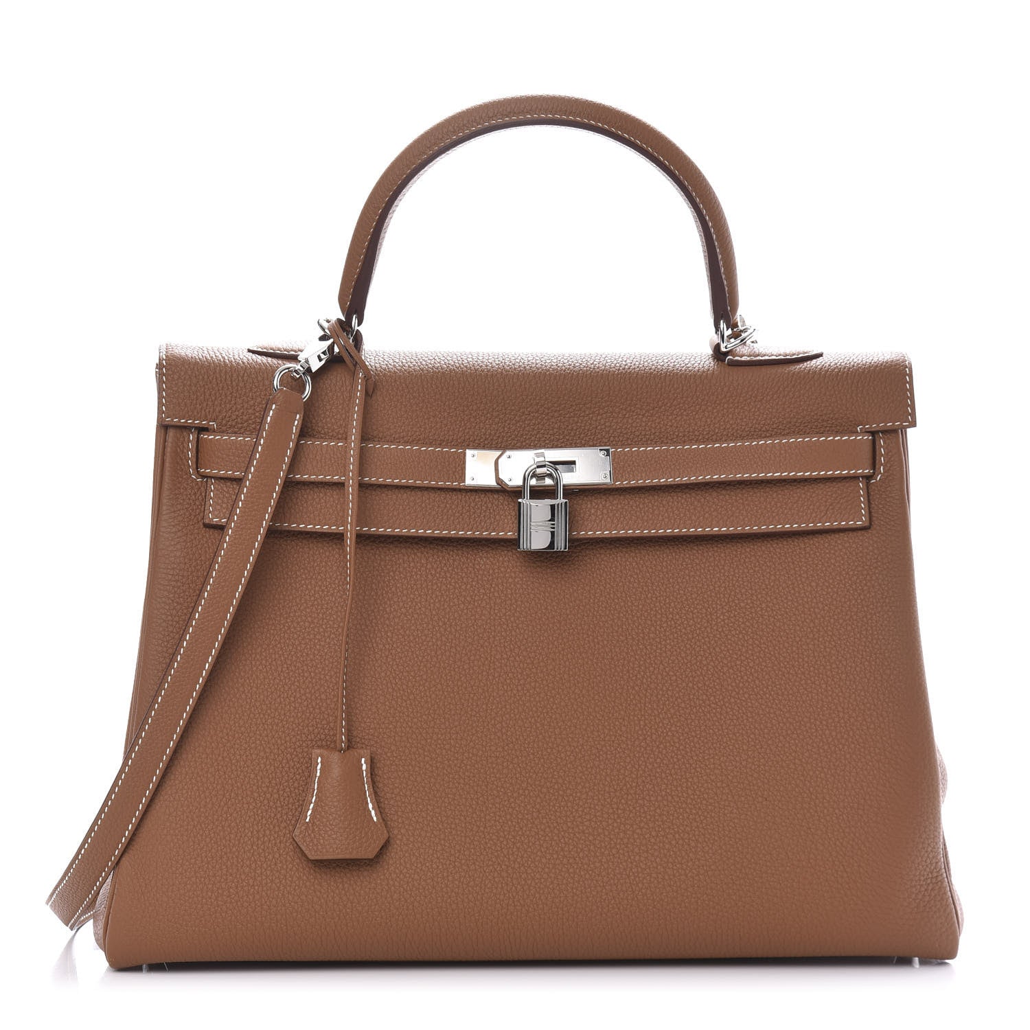 Hermes Togo Kelly Retourne 35 Gold 1 of 11