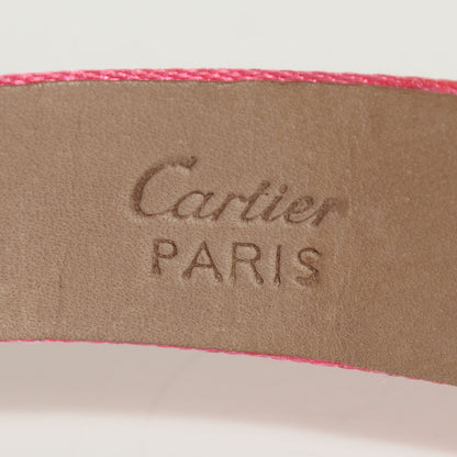 Cartier Sterling Silver Vermeil Satin 23mm Must de Cartier Tank Quartz Watch Pink 7 of 8