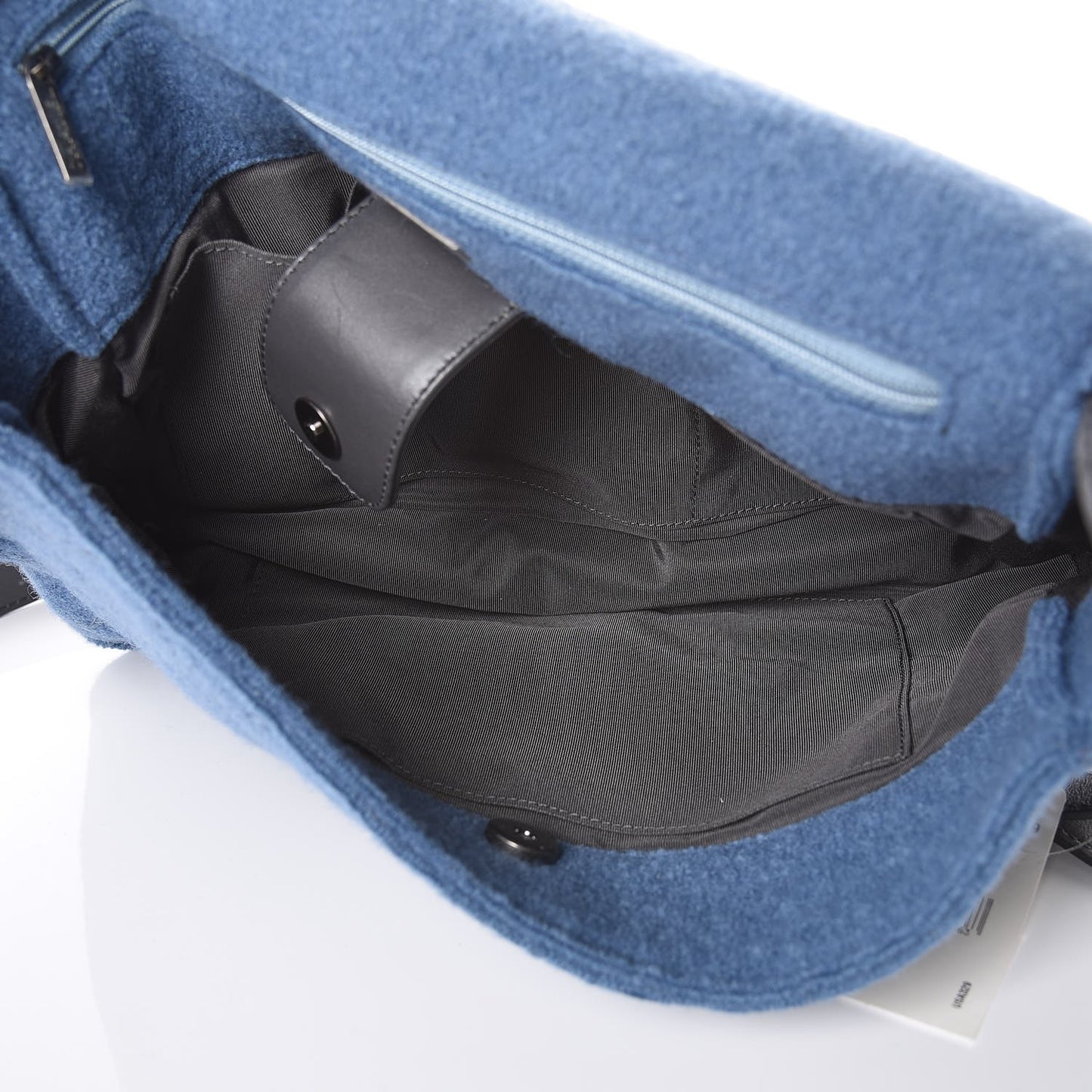 Felt Embroidered Large Crest Austrian Satchel Blue