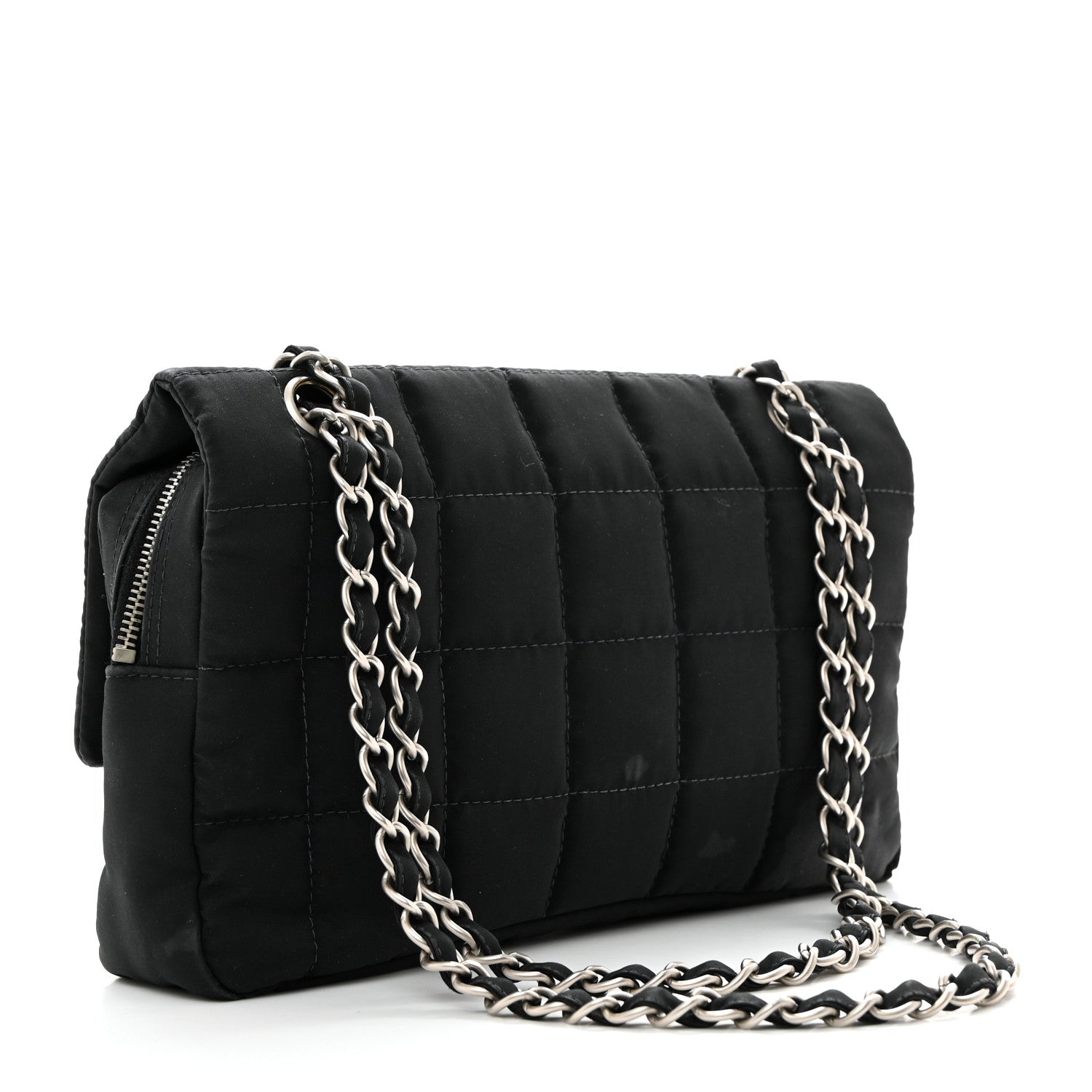 Chanel Nylon Square Quilted Flap Black 3 of 21