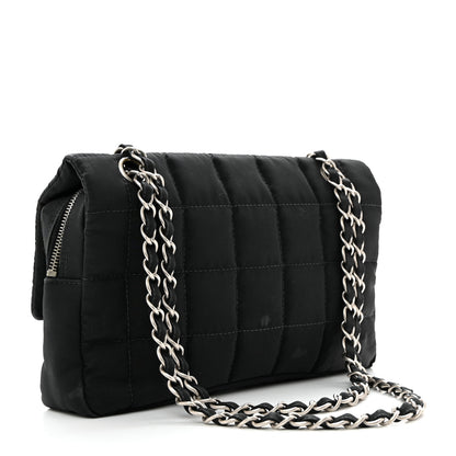 Chanel Nylon Square Quilted Flap Black 3 of 21