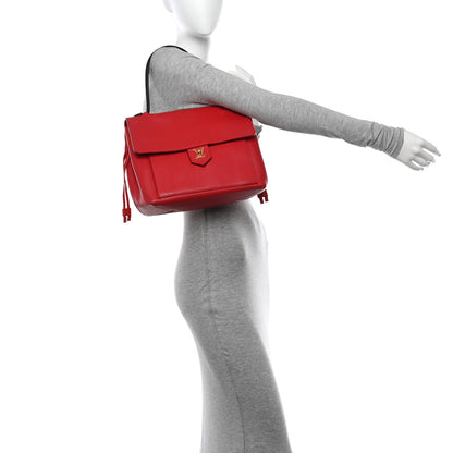 Louis Vuitton Calfskin Lockme PM Rouge 2 of 14
