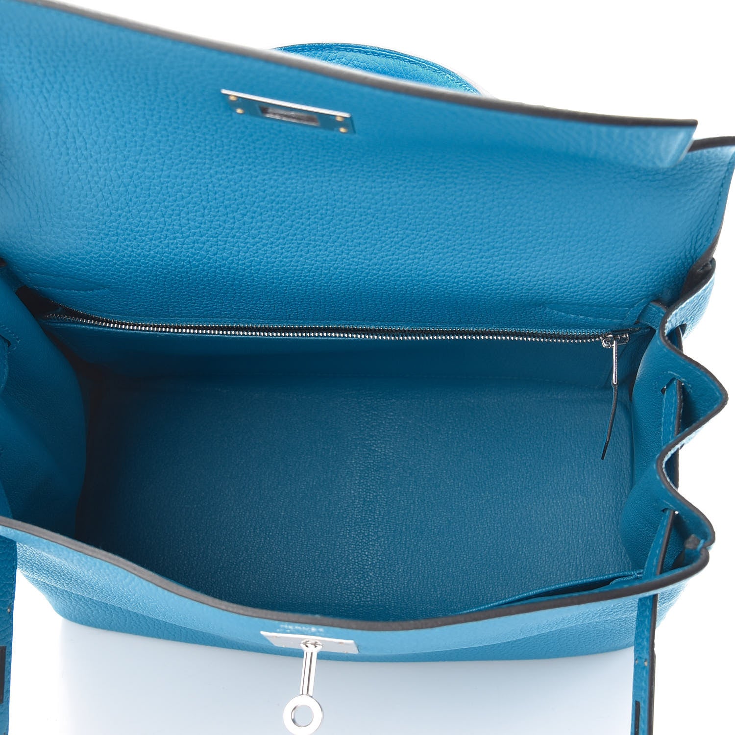 Hermes Togo Kelly Retourne 28 Bleu Zanzibar 6 of 9