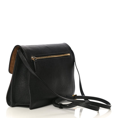 Burberry Derby Calfskin House Check Small Macken Crossbody Bag Black 3 of 10