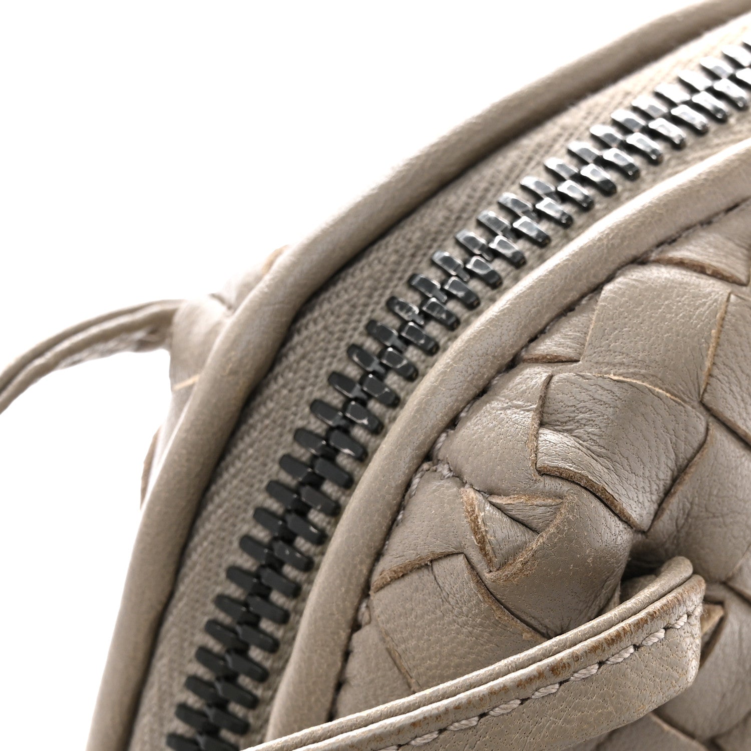 Bottega Veneta Nappa Intrecciato Nodini Crossbody Messenger Steel 13 of 14