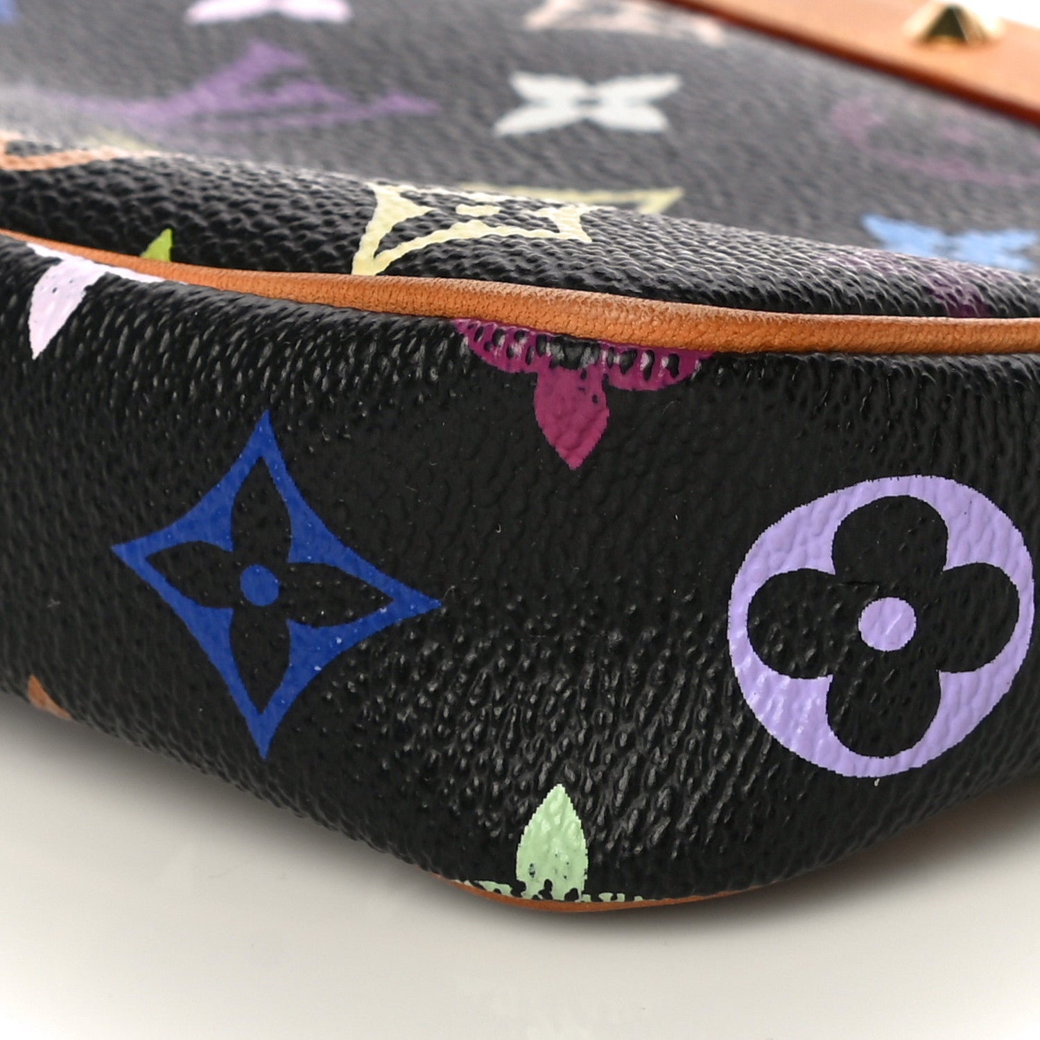 Louis Vuitton Monogram Multicolor Pochette Accessories Black 9 of 14