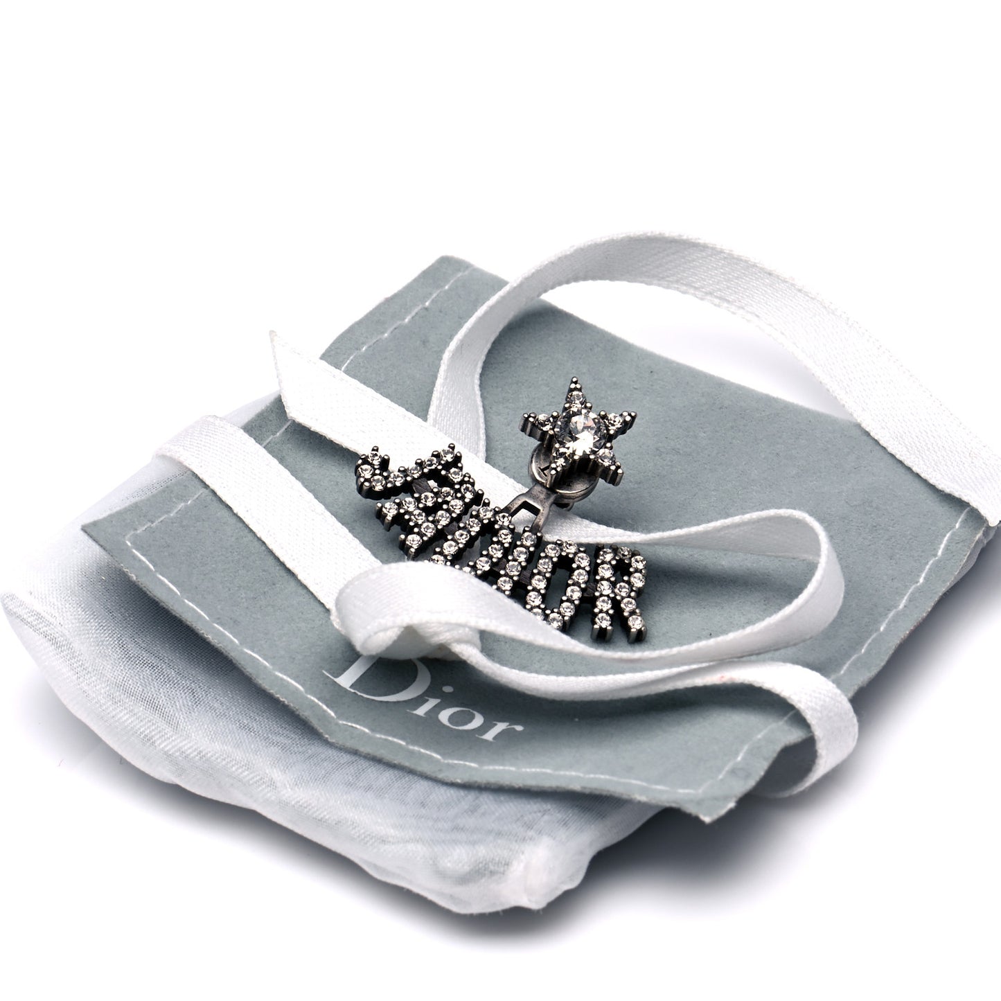 Palladium Crystal J'adior Earring