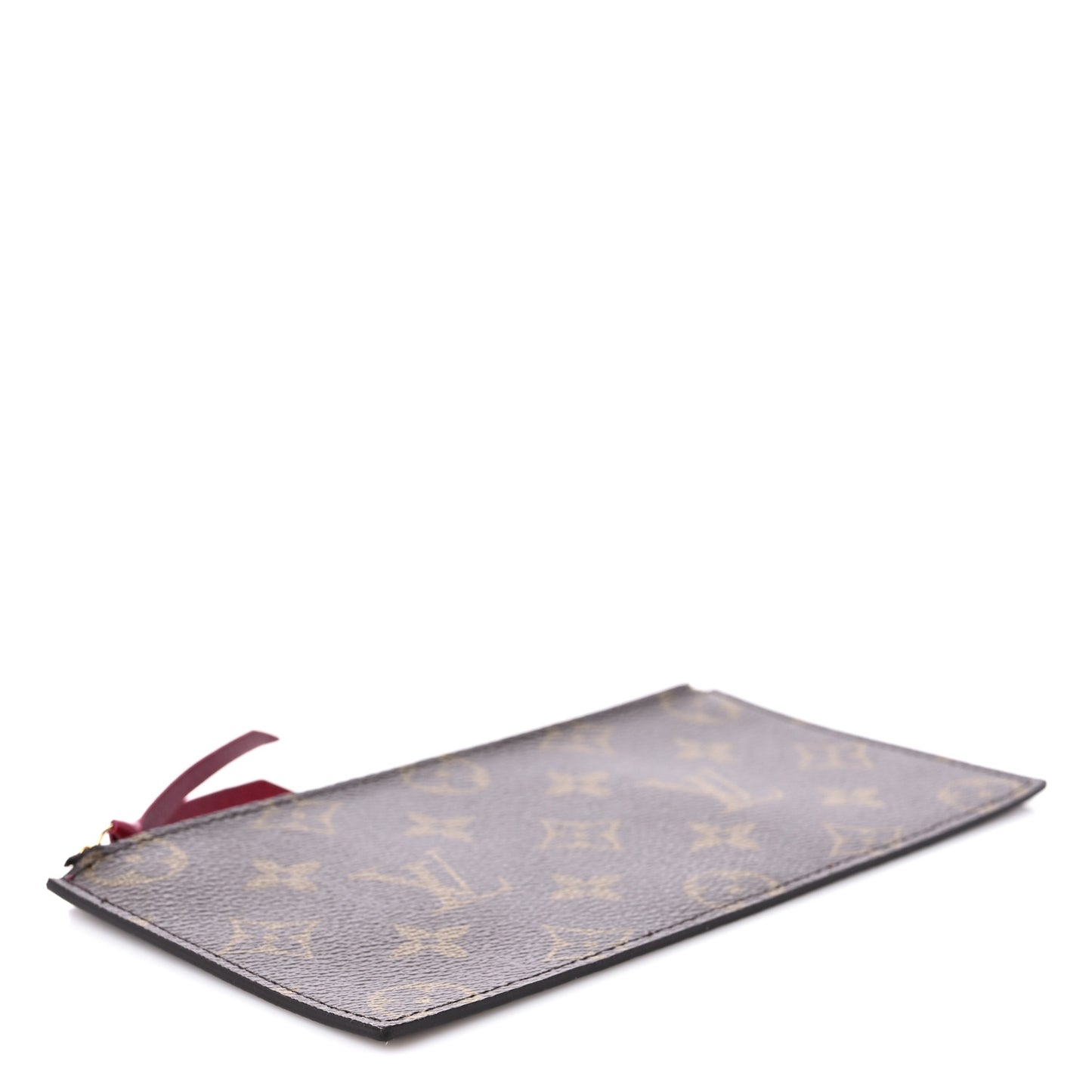 Monogram Felicie Chain Wallet Zippered Insert Fuchsia