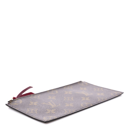 Louis Vuitton Monogram Felicie Chain Wallet Zippered Insert Fuchsia 4 of 6