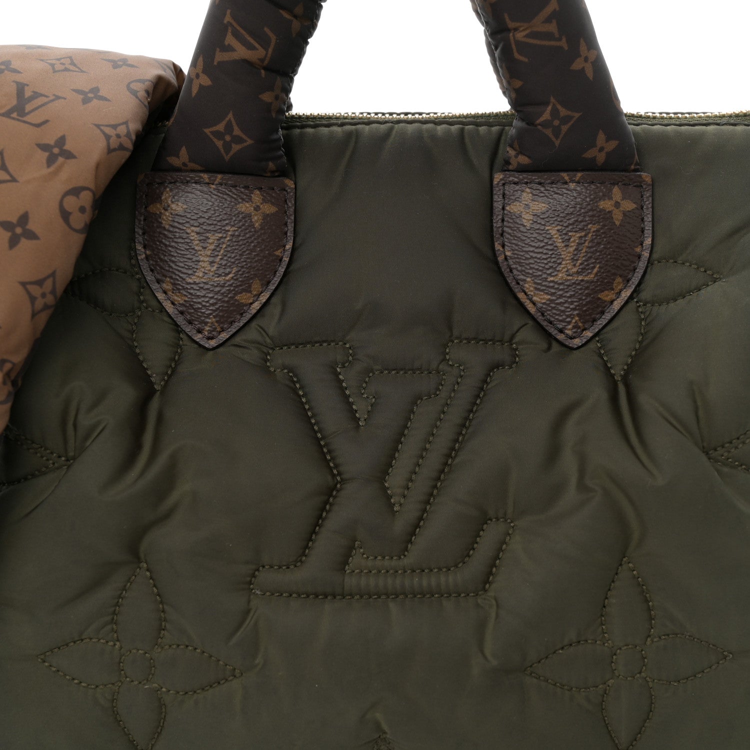 Louis Vuitton Econyl Mini Monogram Pillow Speedy Bandouliere 25 Khaki 7 of 10