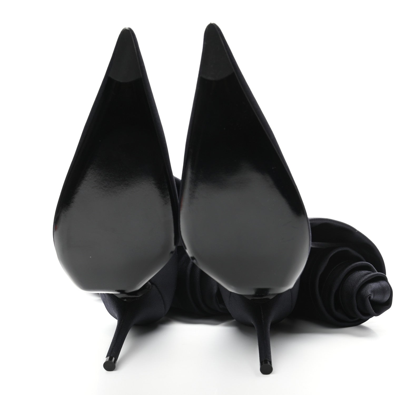 Balenciaga Spandex Pointed Toe Knife Thigh High Boots 40 Black 5 of 6