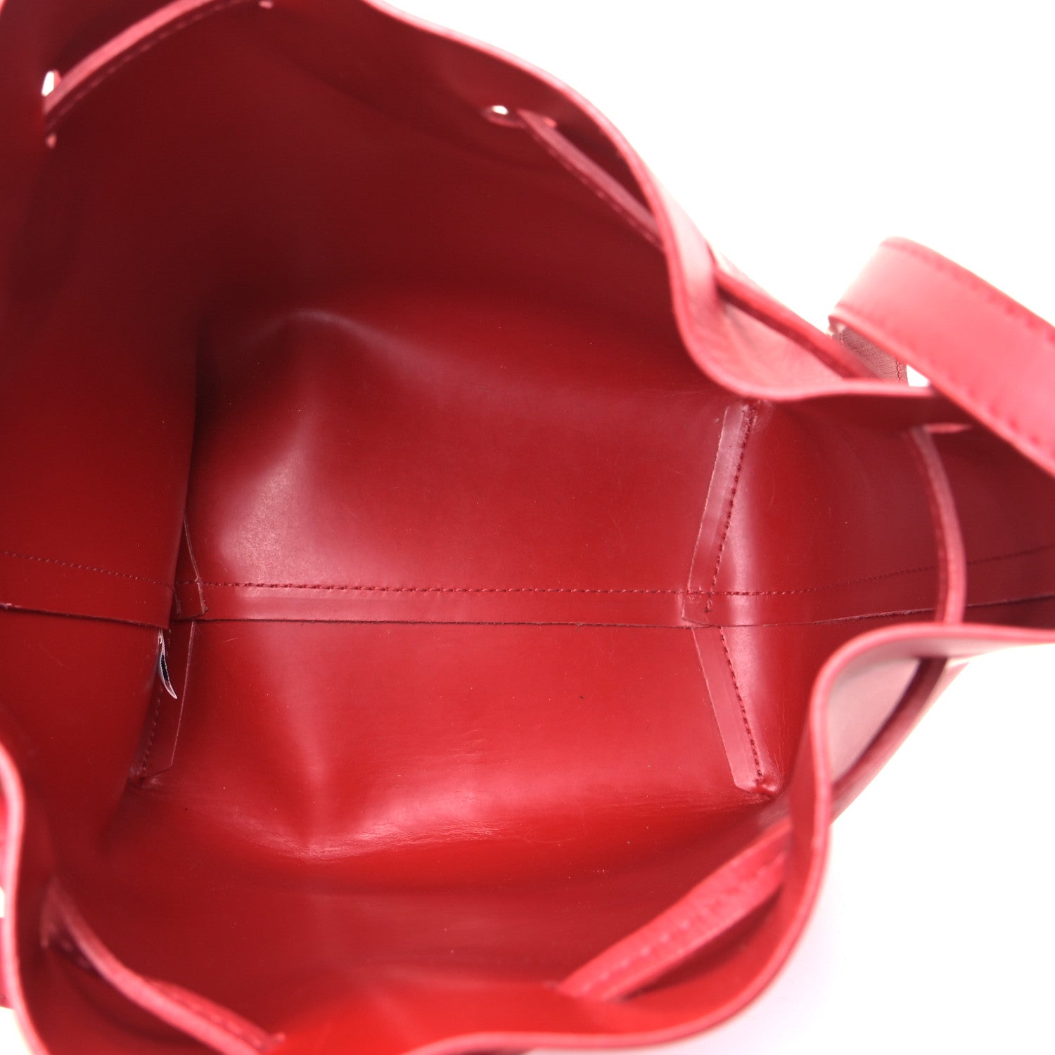 Mansur Gavriel Calfskin Mini Bucket Bag Flamma 4 of 4