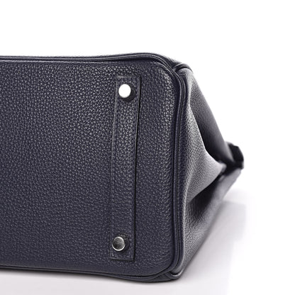 Hermes Togo Birkin 30 Bleu Nuit 7 of 11