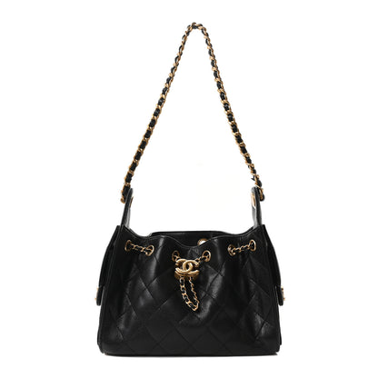 Chanel Caviar Quilted Mini Chanel 25 Handbag Black 1 of 10