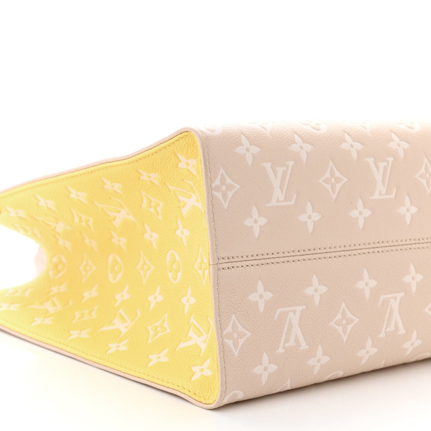 Empreinte Monogram Spring In The City Onthego MM Beige Pink Yellow
