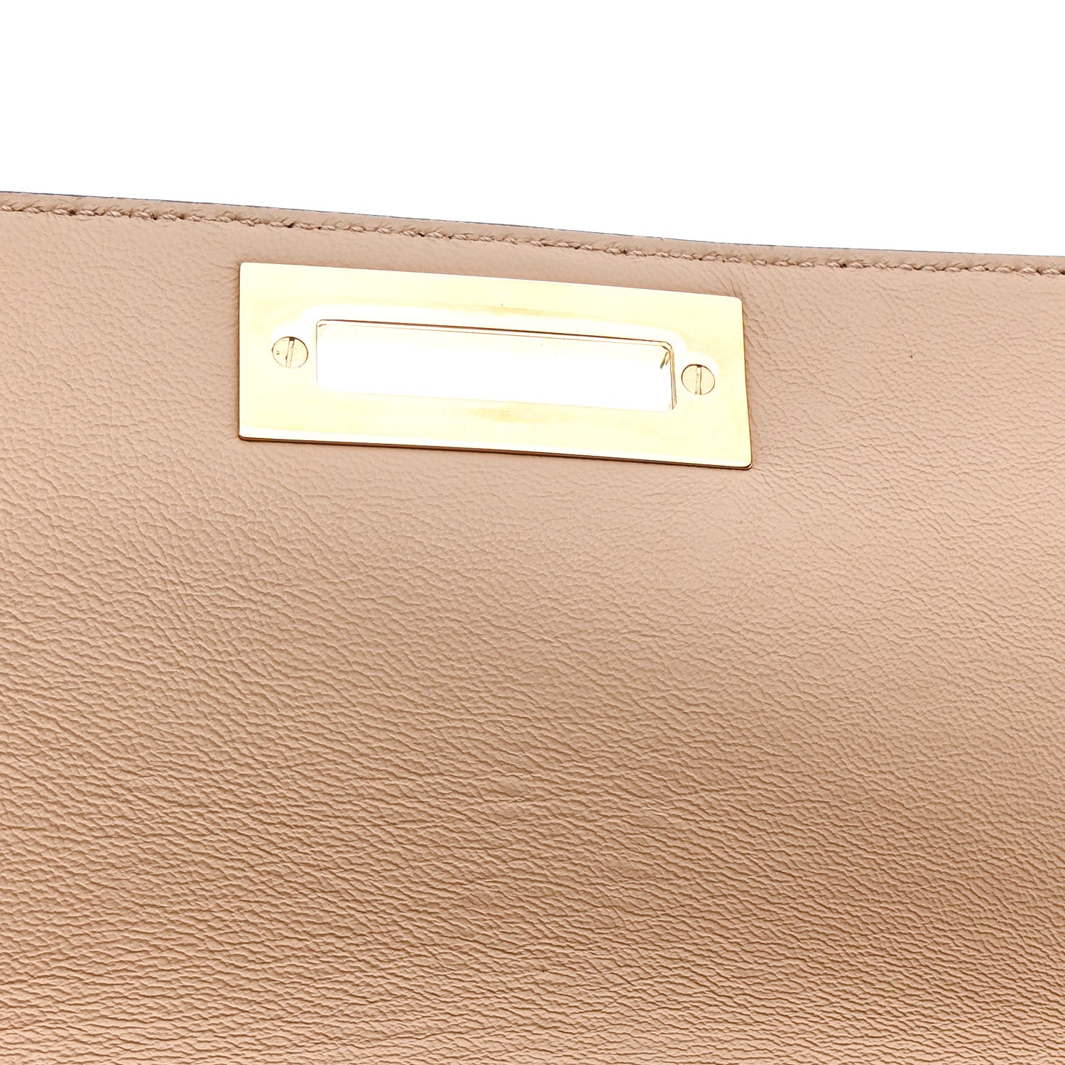 Salvatore Ferragamo Grained Calfskin Sofia Satchel Moka 12 of 19