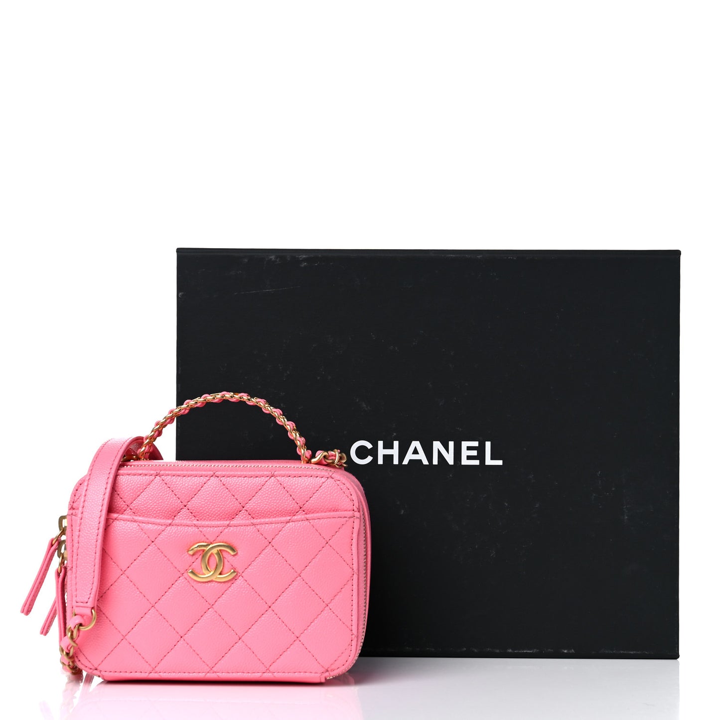 Caviar Quilted Pick Me Up Mini Vanity Case