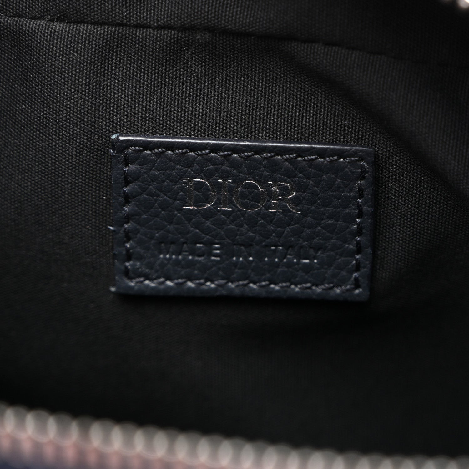 Christian Dior HOMME Oblique Jacquard Safari Messenger Navy Blue 6 of 9