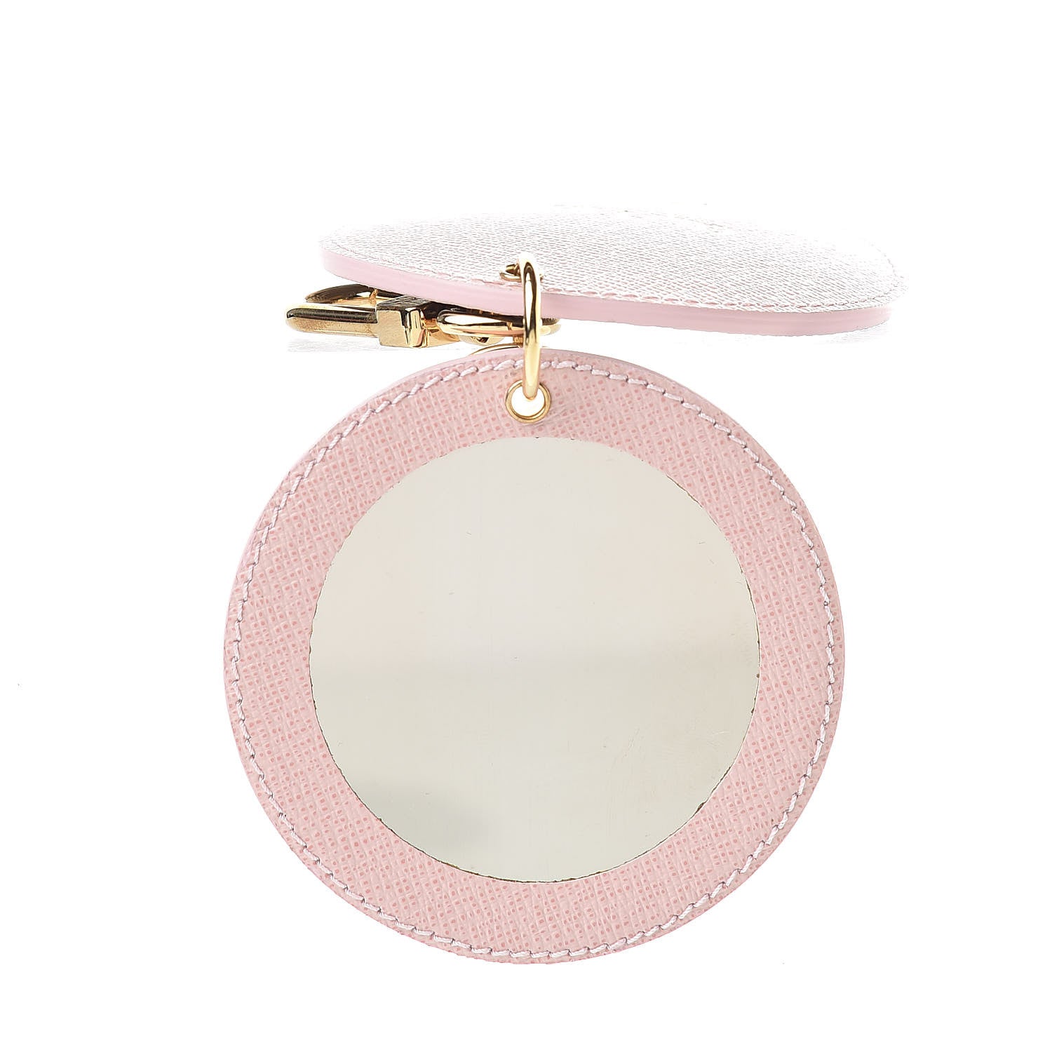 Louis Vuitton Monogram LV Mirror Bag Charm Key Holder Rose Ballerine 4 of 7