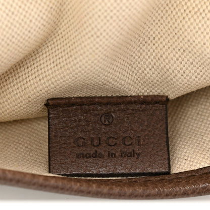 Gucci GG Supreme Monogram Web Medium Neo Vintage Flap Messenger Bag Beige New Acero 6 of 9