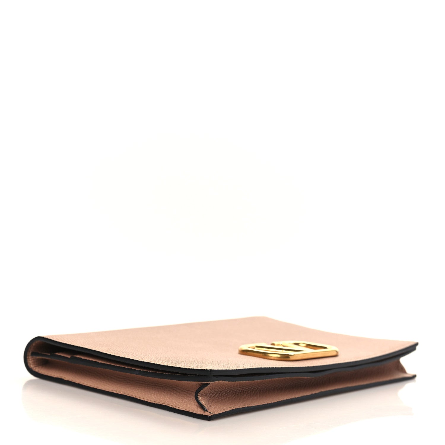 Valentino Garavani Grainy Calfskin Vlogo Signature Pouch Rose Cannelle 5 of 7
