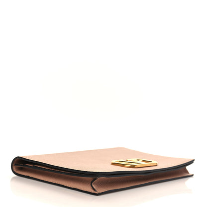 Valentino Garavani Grainy Calfskin Vlogo Signature Pouch Rose Cannelle 5 of 7