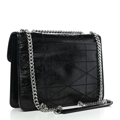 MCM Calfskin Quilted Large Mena Shoulder Bag Black 3 of 9