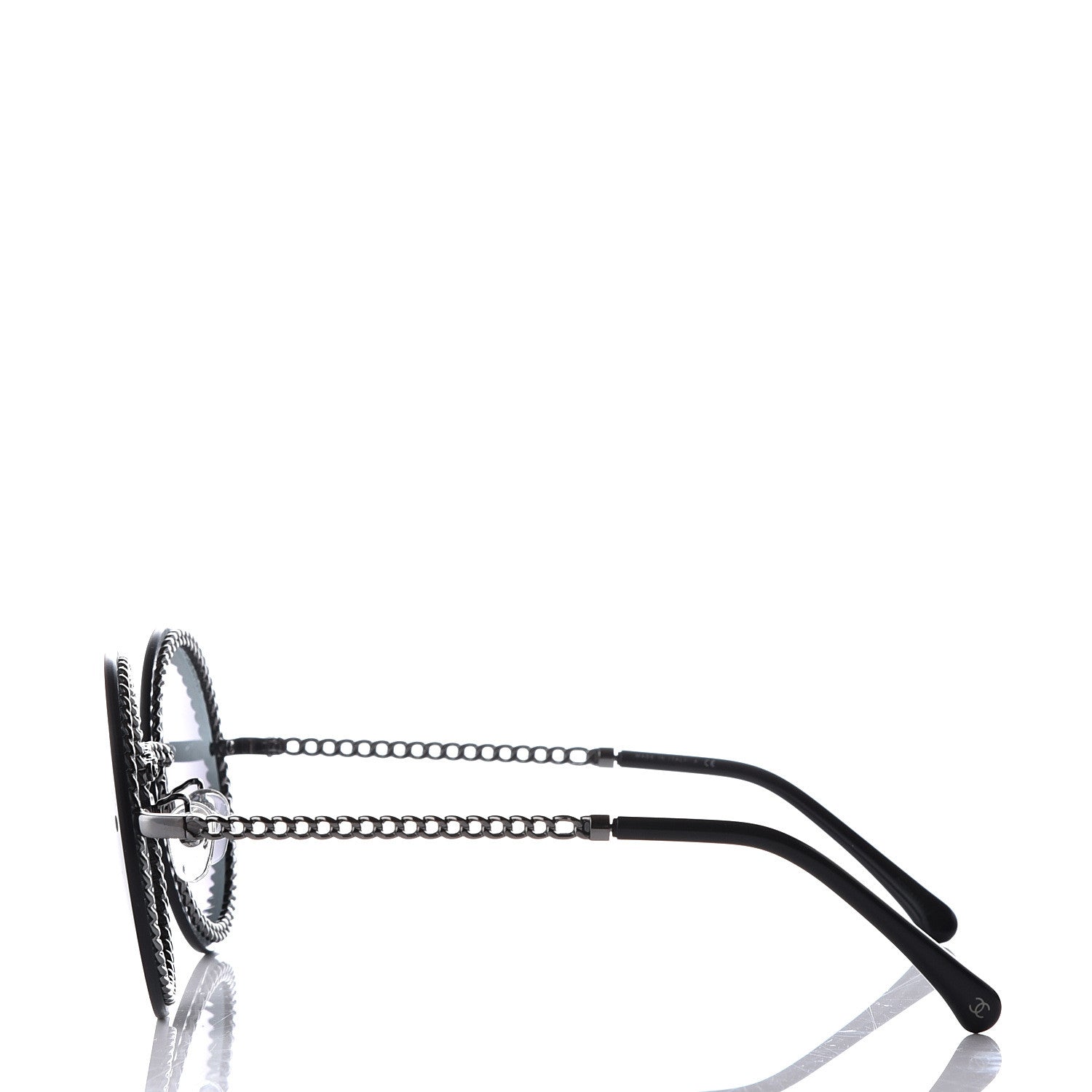 Chanel Round Chain Sunglasses 4245 Gold 4 of 14