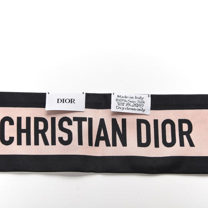 Christian Dior Silk Rosa Mutabilis Mitzah Scarf Beige 2 of 3
