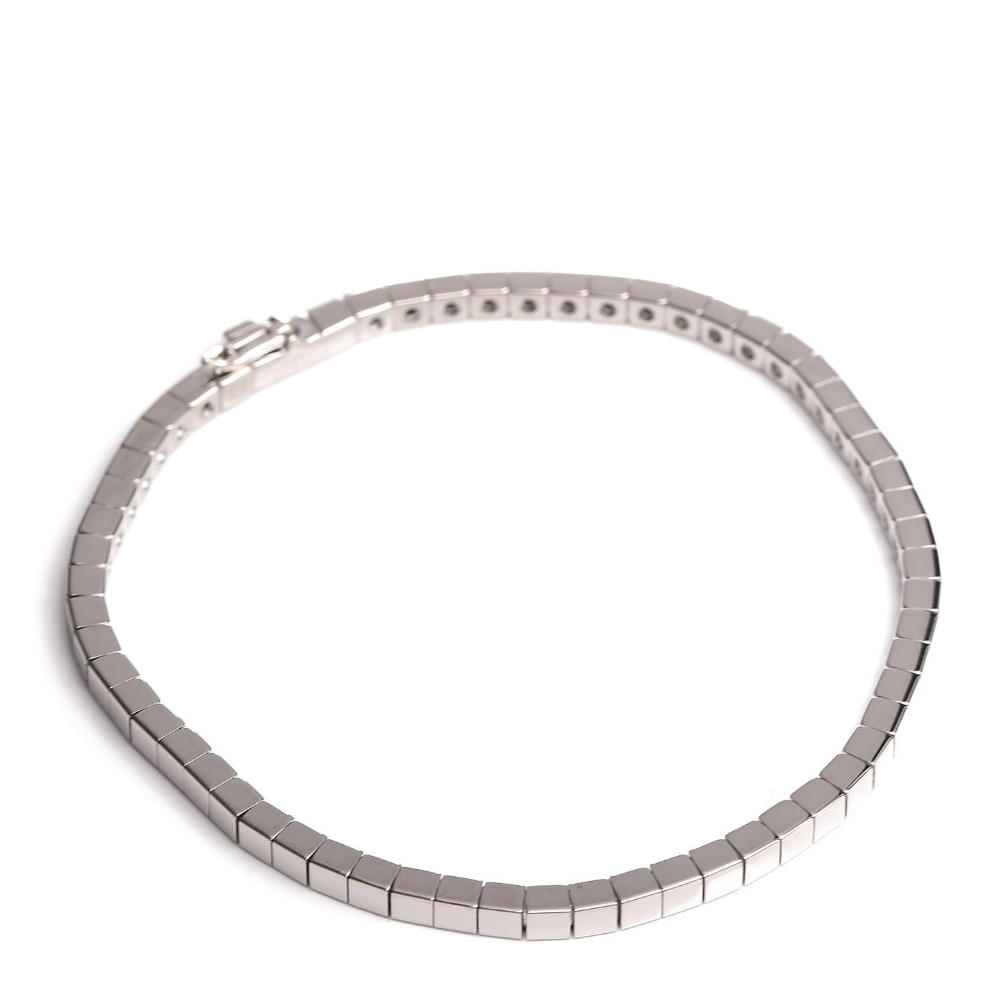 18K White Gold Lanieres Bracelet