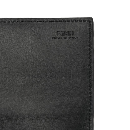 Fendi Vitello Liberty Century Lucido By The Way Continental Wallet Black 6 of 8