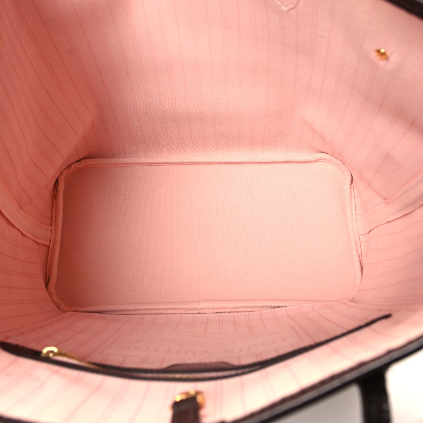 Damier Ebene Neo Neverfull MM Rose Ballerine