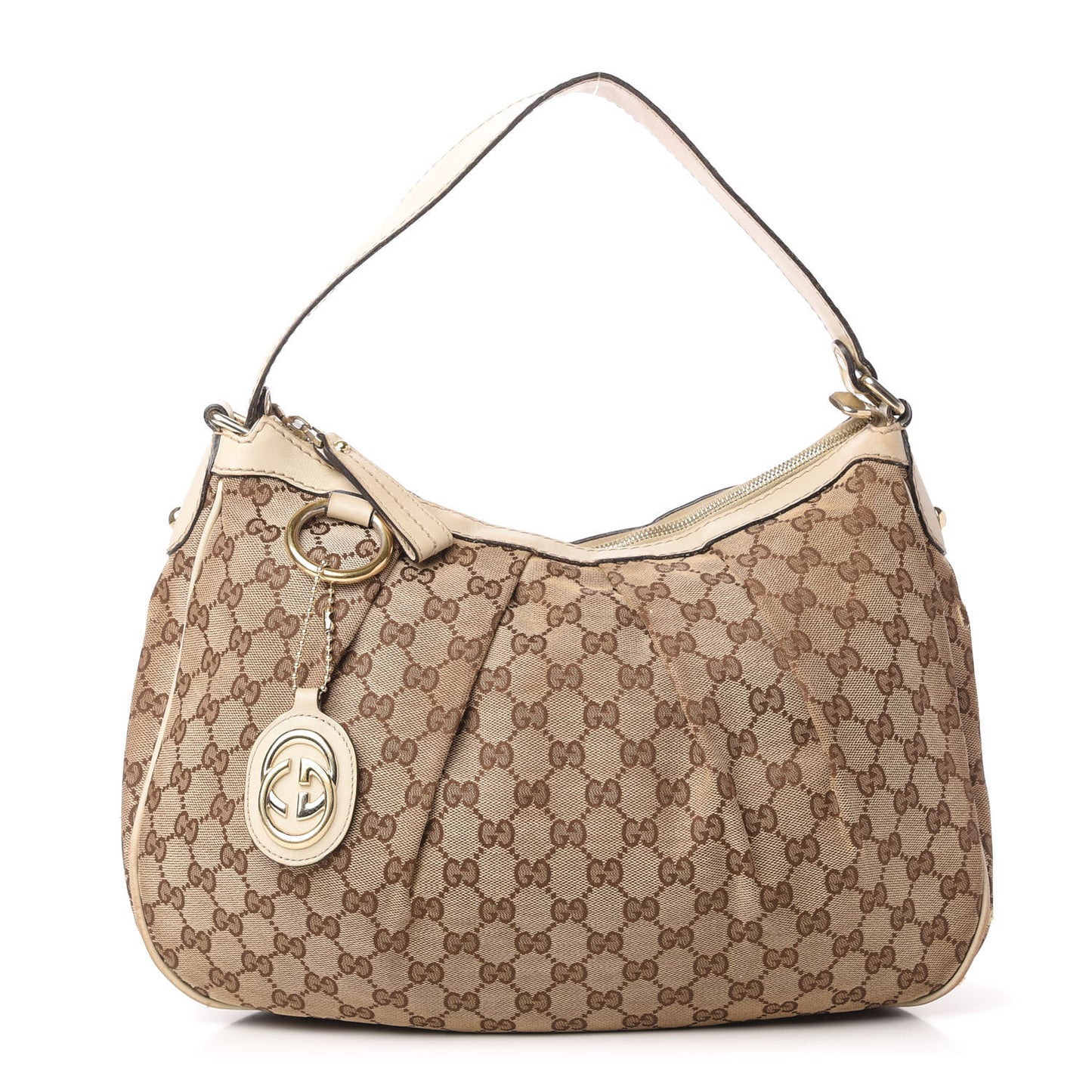 Monogram Medium Sukey Hobo Off White