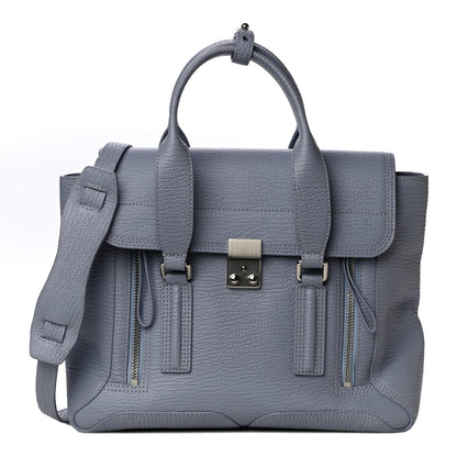 3.1 Phillip Lim Textured Calfskin Medium Pashli Satchel Lilac 1 of 11