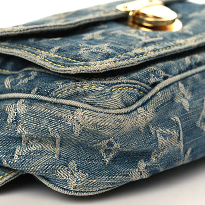 Louis Vuitton Monogram Denim Bum Bag Blue 9 of 13