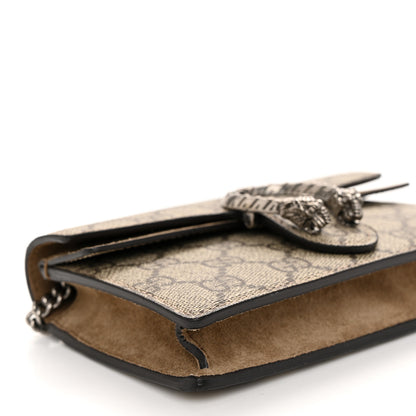 Gucci GG Supreme Monogram Super Mini Dionysus Shoulder Bag Taupe 8 of 10