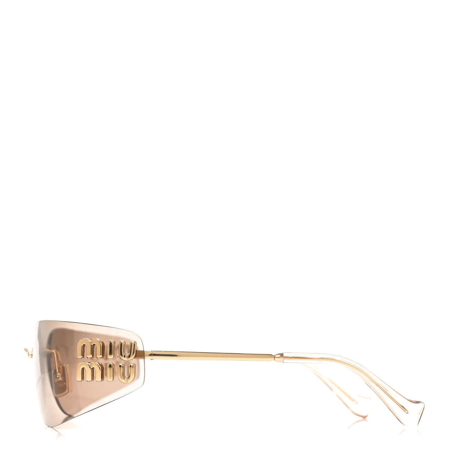 Miu Miu Metal Aube Sunglasses SMUA51 Gold 3 of 6