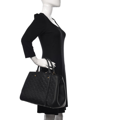 Louis Vuitton Empreinte Montaigne GM Black 3 of 10