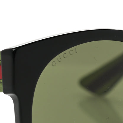 Gucci Acetate Round Web GG035S Sunglasses Black 5 of 8