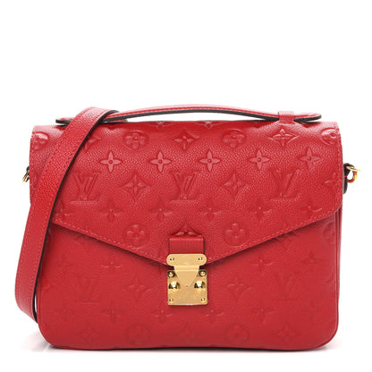 Louis Vuitton Empreinte Pochette Metis Scarlet 1 of 8