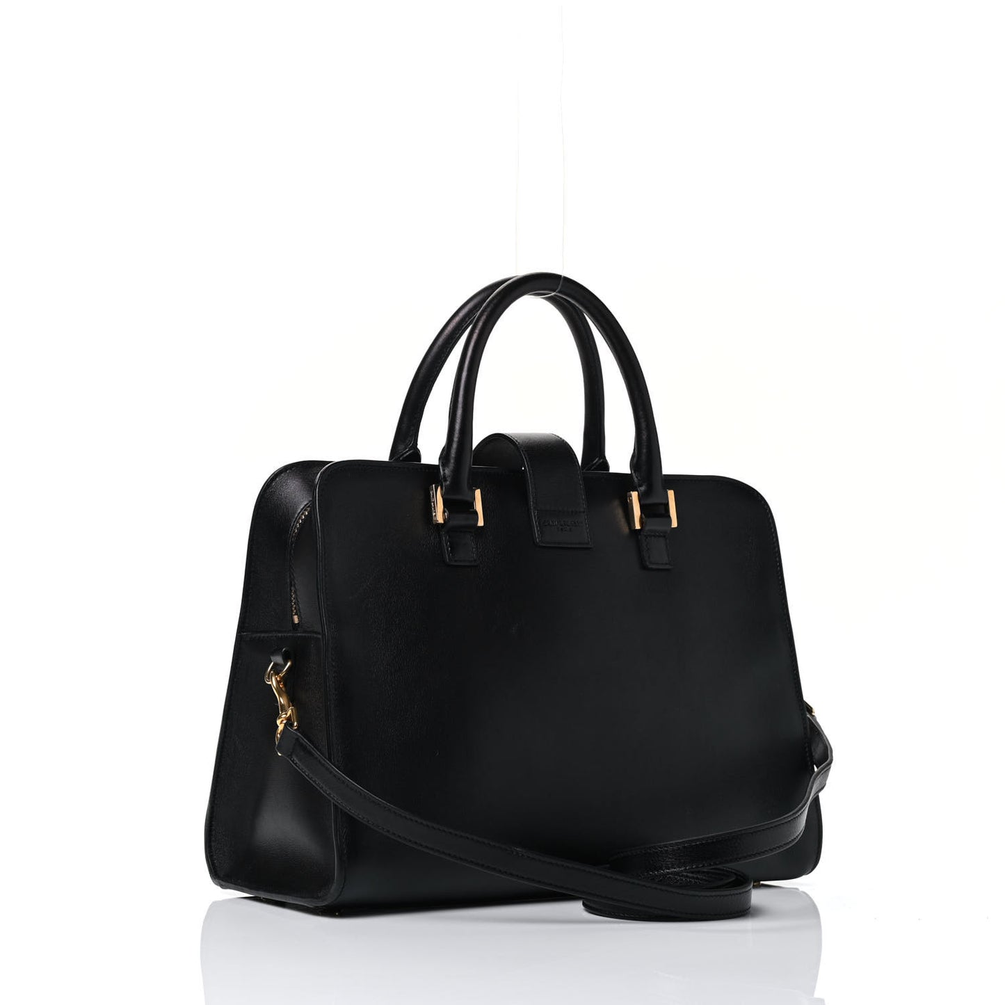 Calfskin Small Monogram Cabas Black