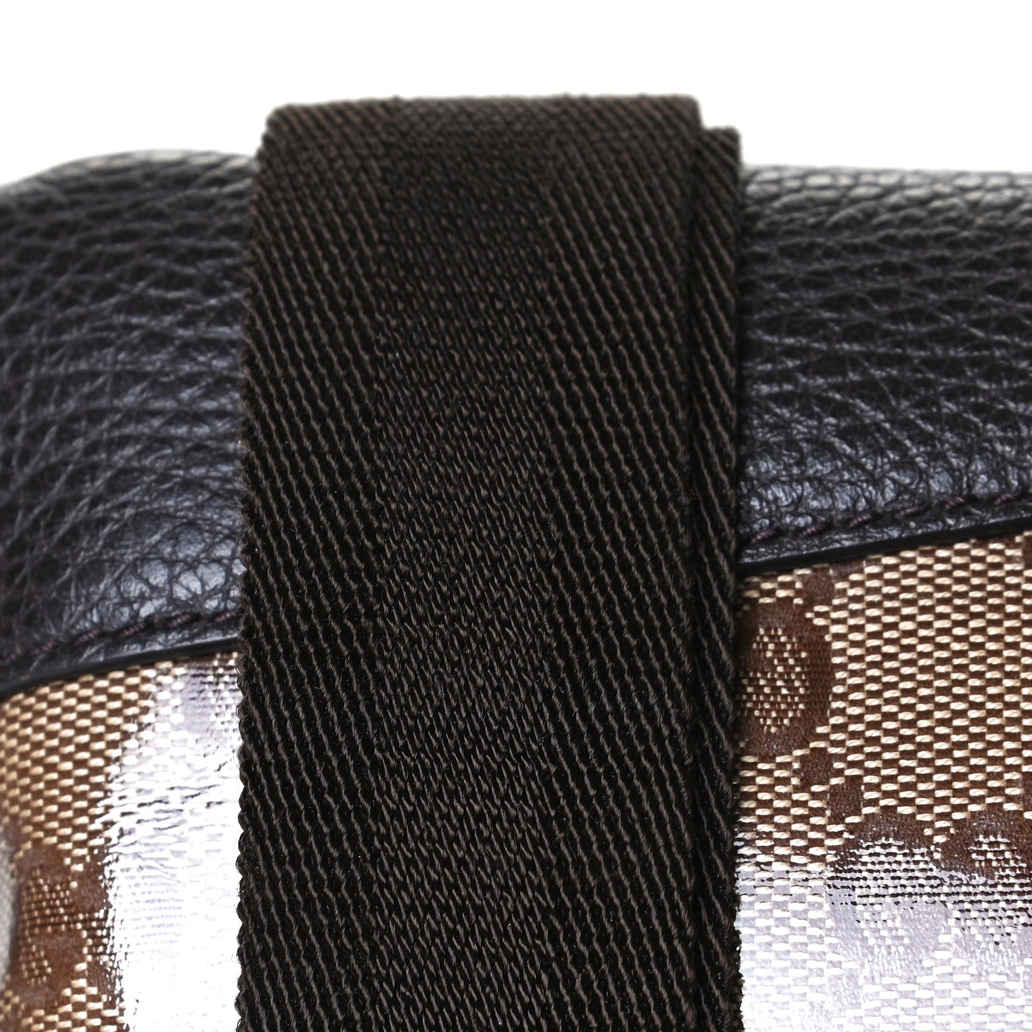 Gucci Crystal Monogram Flat Messenger Bag Dark Brown 11 of 12
