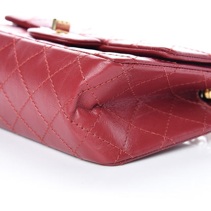 Chanel Aged Calfskin Quilted 2.55 Reissue 224 Flap Red 6 of 11