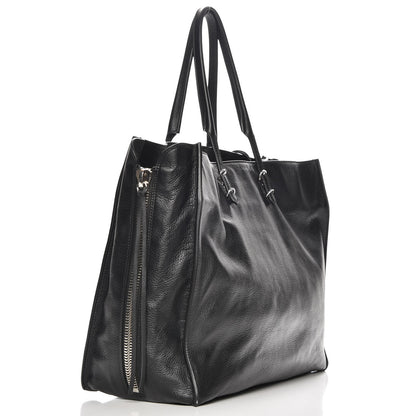 Balenciaga Supple Calfskin Papier A4 Zip Around Tote Black 3 of 7