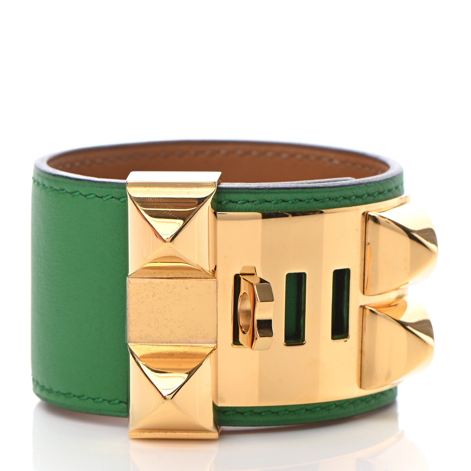 Hermes Swift Collier de Chien CDC Bracelet S Bambou 2 of 6