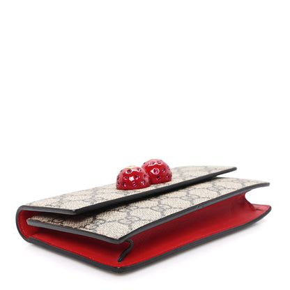 Gucci GG Supreme Monogram Mini Cherry Chain Bag 4 of 9