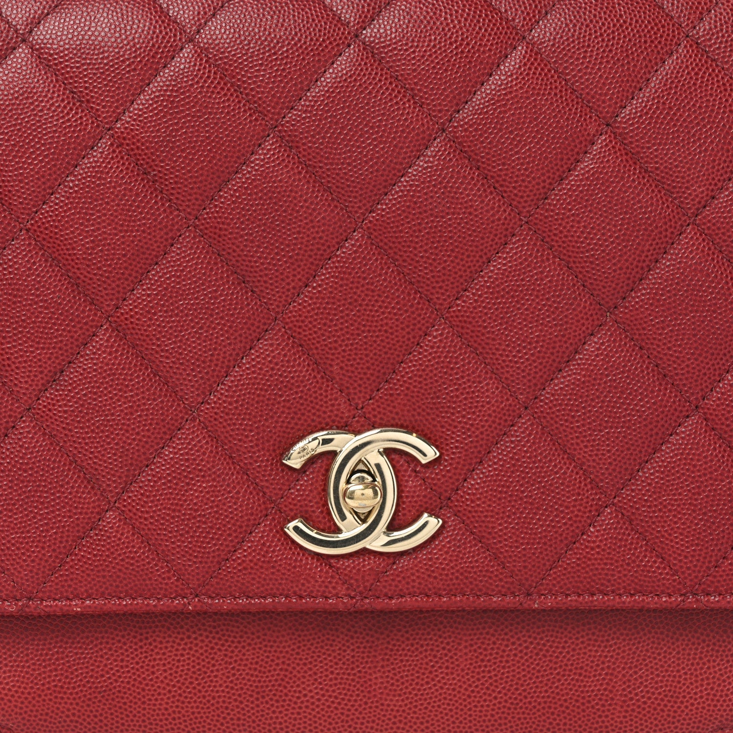 Chanel Caviar Quilted Large Business Affinity Flap Red 8 of 10