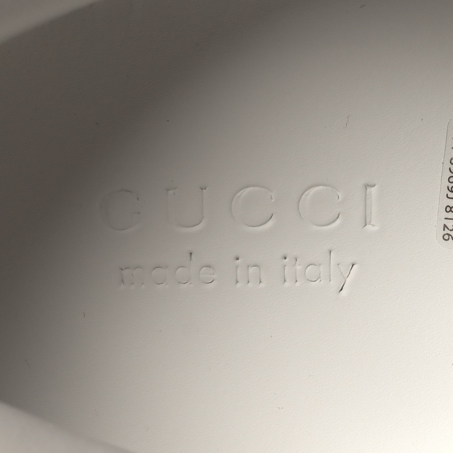 Gucci Calfskin Interlocking G Perforated Mens Ace Sneakers 11 White Grey Sky 8 of 9