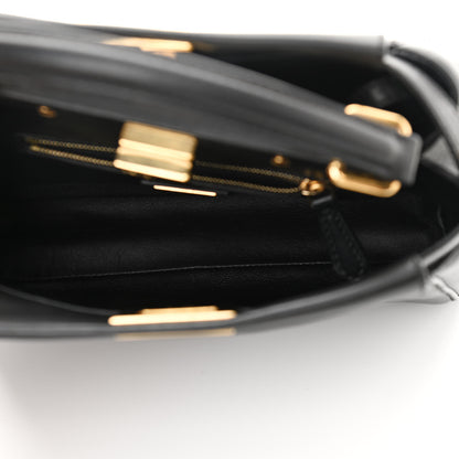 Fendi Nappa Mini Peekaboo Iconic Satchel Black 5 of 12